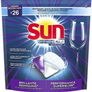 SUN Optimum All-in-1 Vaatwastabletten - 26 tabletten (8720181249266)
