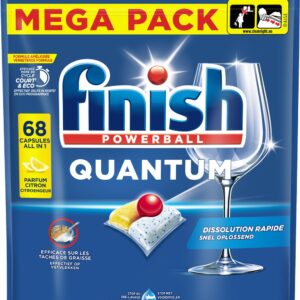 Finish Quantum Citroen Vaatwastabletten - 68 Capsules (3665468403052)
