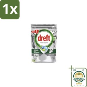 1 x Dreft - Vaatwastabletten - Platinum All-in-One Original - 59 Tabletten- Koffiezetapparaat - Koffiezetapparaat - Koffiezetapparaat (8155361628744)