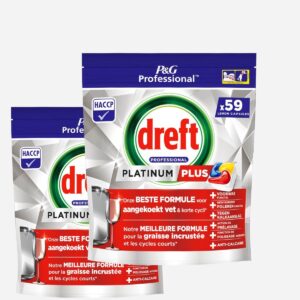 Dreft Platinum Plus Lemon All in 1 Vaatwastabletten - 118 tabs (5061023100790)
