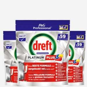 Dreft Platinum Plus Lemon All in 1 Vaatwastabletten - 177 tabs (5061023100783)