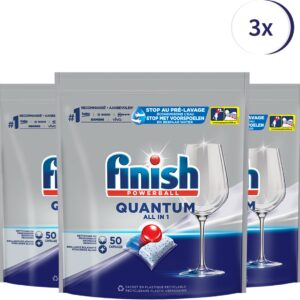 Finish Quantum All in One Regular Vaatwastabletten - 132 Stuks - Halfjaarbox (8721154664116)