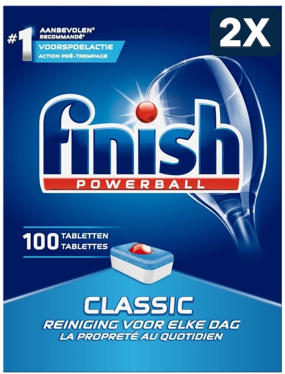 2 x Vaatwastabletten Quantum Pro All-in-one 125 stuks (6156255569527)
