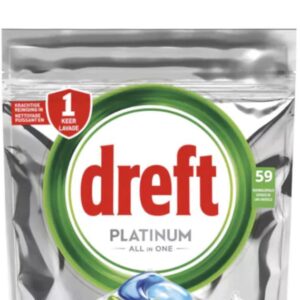 Dreft Platinum All in One Vaatwastabletten Original - 4 x 59 tabs (8006540809068)