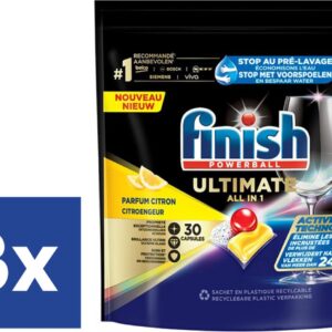 Finish Powerball All in One Vaatwastabletten Lemon - 3 x 30 tabs (6017439945943)