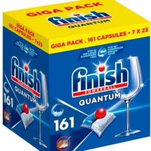 Finish Powerball Quantum Vaatwastabletten - giga pack - 161 stuks (8720065014386)