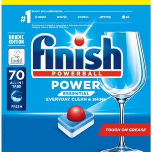Finish Vaatwastabletten All-in-1 Power Essential - 5 x 70 stuks - Voordeelverpakking (5714970393844)