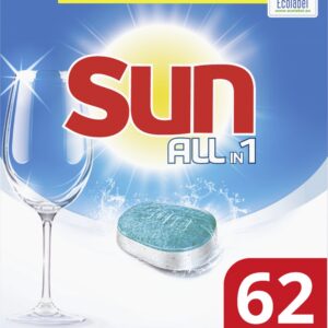 Sun All-in 1 Normaal Vaatwastabletten - 62 tabletten - Voordeelverpakking (8720181227431)