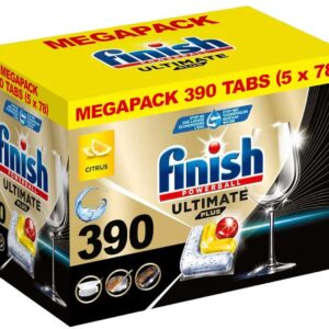 5x Finish Vaatwastabletten Ultimate Plus Citrus 78 stuks (4251758436467)