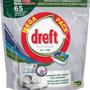 Dreft Platinum Allin1 - 65 tabs - original vaatwastabletten (8006540420942)