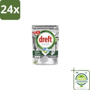 Dreft - Vaatwastabletten - Platinum All-in-One Original - 59 Tabletten - Voordeelverpakking - 24 stuks - Vaatwastabletten - Vaatwasser (8155361547304)