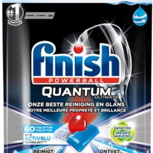 Finish Powerball Quantum Ultimate - 120 vaatwastabletten - ActivBlu technology (8720065000822)