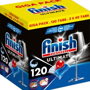Finish Ultimate All in One Regular Vaatwastabletten - 120 Capsules - halfjaarbox (8720065008941)