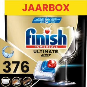 Finish Ultimate Plus All in One Vaatwastabletten Regular - 752 Capsules - 8 x 94 - Voordeelverpakking (8721154664284)