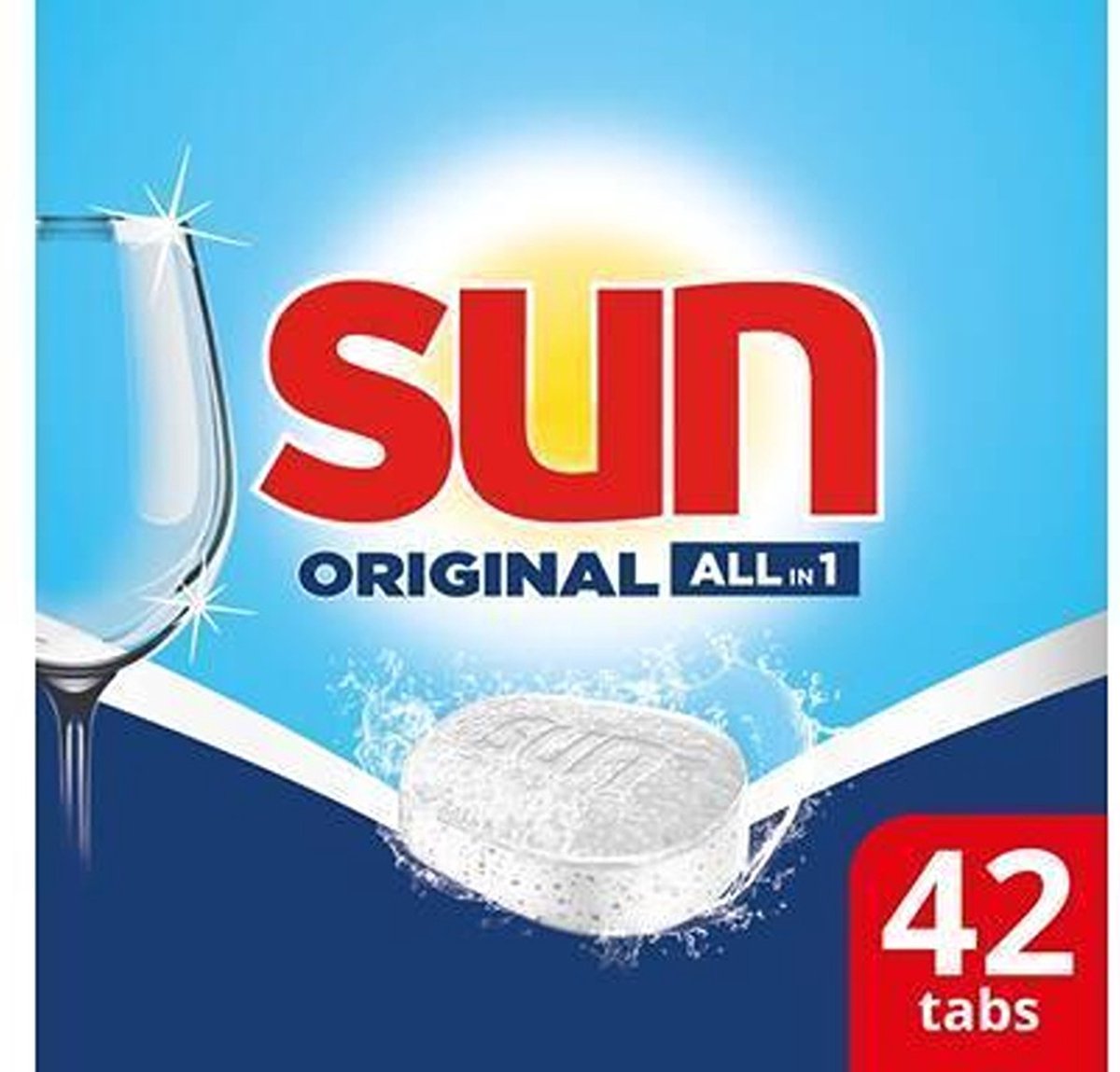 SUN Vaatwastabletten Original - 6x42 Stuks - Voordeelverpakking (8720181389351)