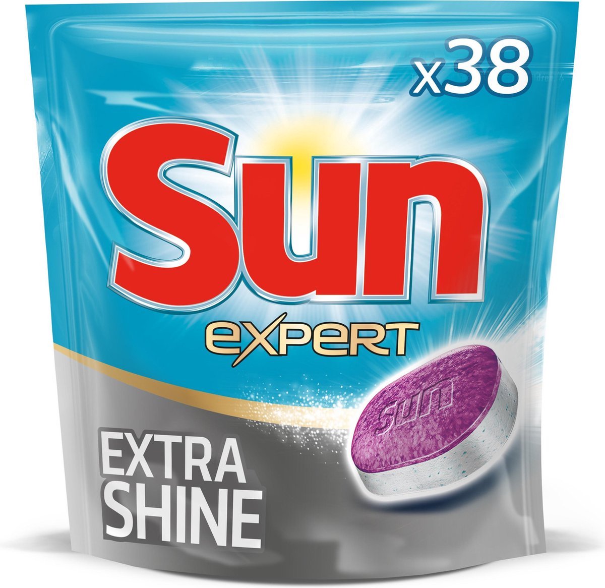 Sun All In 1 Extra Shine - 266 stuks - Vaatwastabletten - Voordeelpakket (8710847911934)