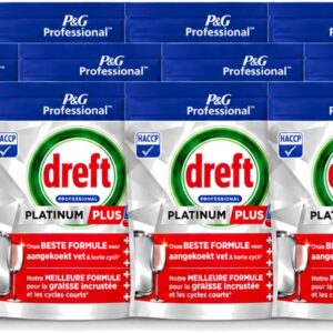 12 x Dreft - Vaatwastabletten - Platinum+ Regular - 59 Tabletten - Voordeelverpakking - 12 stuks (8721643094462)