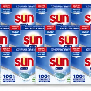 12 x Sun - Vaatwastabletten - All-in-1 Neutraal - 19 tabletten - Voordeelverpakking - 12 stuks (8721643161102)