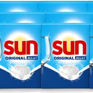 12 x Sun - Vaatwastabletten - All-in-1 Original - 22 tabletten - Voordeelverpakking - 12 stuks (8721643095773)