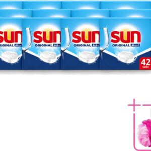 12 x Sun - Vaatwastabletten - Original - 42 tabletten - Bulkverpakking - Vaatwastabletten - Vaatwasser (8721643121618)