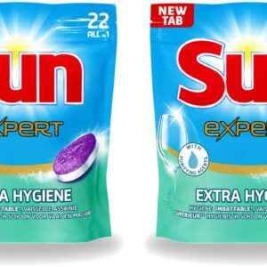 2 x Sun Expert - Extra Hygiëne - Vaatwastabletten - 22 Tabletten - Voordeelverpakking - 2 stuks (8721643710065)