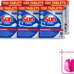 6 x Sun Classic - Pro Formula - Vaatwastabletten - 100 Tabletten - Bulkverpakking - Vaatwastabletten - Vaatwasser (8721643078738)