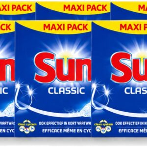 6 x Sun Classic - Vaatwastabletten - Eco - Voordeelverpakking - 60 Tabletten - Voordeelverpakking - 6 stuks (8721643013173)