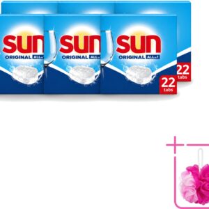 6 x Sun - Vaatwastabletten - All-in-1 Original - 22 tabletten - Bulkverpakking - Vaatwastabletten - Vaatwassen (8721643118731)