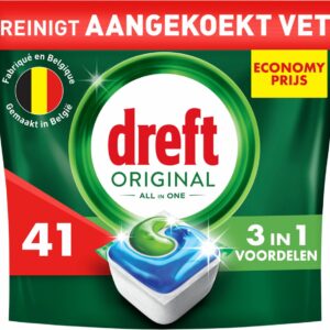Dreft Vaatwastabletten All In One Original 41 stuks (8700216264303)