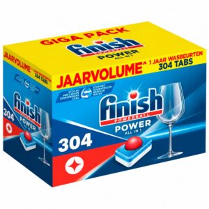Finish - Power All-in-1 Vaatwastabletten Regular - 4 x 76 stuks - Voordeelverpakking (5714970394834)