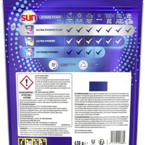 Sun - Intense Power 4 in 1 Vaatwastabletten - 6 x 42 stuks - Voordeelverpakking (8721497017952)